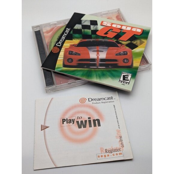 Sega GT (Sega Dreamcast, 2000) Complete w/ Manual CIB ~ Tested & Works - Picture 9 of 12